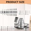 Measuring Cups and Magnetic Measuring Spoons Set, 8 Stainless Steel Measuring Cups with Easy to Read Markings - Image 3