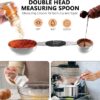 Measuring Cups and Magnetic Measuring Spoons Set, 8 Stainless Steel Measuring Cups with Easy to Read Markings - Image 4