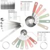 22-Piece Stainless Steel Measuring Cups and Spoons Set, Tad Dash Pinch Smidgen Drop Mini Measuring Spoons - Image 2