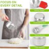 Magnetic Measuring Cups and Spoons Set, Stainless Steel 16 Piece Set, Kitchen Gadgets for Cooking & Baking - Image 4