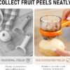2PCS Peeling Knife with Container,Double-Sided Stainless Steel Multifunctional Kitchenware Set - Image 3