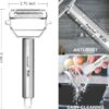 Vegetable Peeler, 3 in 1 Versatile Y Potato Peeler for Kitchen| Ultra Sharp Julienne Peeler with Anti-Slip Handle | Stainless Steel No-Rust Veggie Peeler, Heavy Duty - Image 2