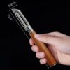 Stainless Steel Multifunctional Kitchen Fruit and Vegetable Peeler with Real Wood Handle，Ultra Sharp Strong Blade - Image 3