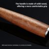 Stainless Steel Multifunctional Kitchen Fruit and Vegetable Peeler with Real Wood Handle，Ultra Sharp Strong Blade - Image 4