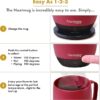 Nextmug - Temperature-Controlled, Self-Heating Coffee Mug (Dusty Rose - 14 oz.) - Image 4