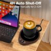 Coffee Mug Warmer, Electric Large Candle Warmer Plate with 4H Auto Shut Off, 3-Temp Settings Coffee Cup Warmer - Image 4