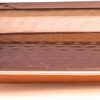 Copper Hammered Trays - Rose Gold Serving Tray and Platters - Appetizer Tray - Large Decorative Food Tray (2 Pack Rectangle Platters) - Image 4