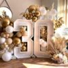 60Pcs Neutral Cream Ivory Double Stuffed Nude Gold Balloons for Women Birthday Boho Wedding Party Decorations - Image 3