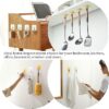 Wall Hooks 20lb(Max) Transparent Reusable Seamless Hooks,Waterproof and Oilproof,Bathroom Kitchen Heavy Duty Self Adhesive Hooks (20 Gold) - Image 4