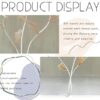 Artificial Silk Flower Decoration, Large Fake Flower with Standing Stems and Base,Giant Flowers 5.5Ft for Wedding Background Decor, Shop Window Display,Photography Props, Banquet (Green) - Image 3