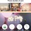 Lets Party Neon Sign with Dimmable for All Partys,17x7.5inch, Neon Lights for Wall Decor, Birthday, Wedding, Bachelorette Party, Valentine's Day Gifts with 5V USB Cable, Warm White-by Colysor - Image 3