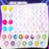 35Pcs Disco Party Hanging Swirl Decor, 50s 70s 80s 90s Colorful Disco Ball Birthday Party Decorations Disco Themed Party Swirls Streamers Ceiling Supplies - Image 3