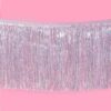 Fetti Silver Iridescent Fringe Banner - 5 Ft. | Bachelorette Party Decorations, Birthday Party Decor, 21st Bday Decor, HBD - Image 3