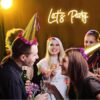 Let's Party Neon Signs, Arrinew LED Neon Light Sign for Wall Decor, Decorative Let's Party Neon Lights for Bachelorette Party, Engagement Party, Birthday Party - Image 2