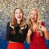 Royal Blue Glitter Backdrop Birthday Backdrop Gold Spots Bokeh Backdrop Wedding Prom Graduation Photography Background - Image 4