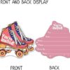 Roller Skate Shape Filler Invitations, 15 Roller Skate Invitations with Envelopes, Vintage Party Invitations, Roller Club Party, Roller Girl Birthday Invitations - Image 2