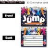 Bounce House or Jumping Party Invitations, 30 Set Jump Party Invitations with Envelopes - Image 2