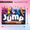 Bounce House or Jumping Party Invitations, 30 Set Jump Party Invitations with Envelopes - Image 3