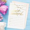 Party Invitations! 25 Gold Foil Traditional Invitations with Envelopes, Wedding, Baby and Bridal Shower Invite, Housewarming Birthday and Girls Quinceanera Invitation Cards - 4x6" - Image 3