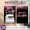 Birthday Invitations, 4x6 Inch Blackpink Birthday Invitations, 20Pcs Double-Sided Fill- In Invitation Cards & Envelopes For Boys - Image 2