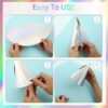 48 Pieces Iridescent Party Hats Rainbow Laser Themed Hats Birthday Party Cone Hats with Elastic String for Birthday Parties and Friend gatherings - Image 3