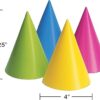Trendware Neon Party Hats, 24 Count - Image 2