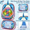 31PCS 4 in 1 Shark Bean Bag Toss Game for Kid Outdoor Ocean Toss Game With shark dorsal fin Foldable Cornhole Game for Shark Party Supplies Toss Board Toy for Toddler Tic Tac Toe Target Game Christmas - Image 4