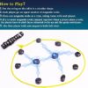 Magnetic Game Chess, Fun Table Top Multiplayer Magnet Board Game with String for Kids and Adults, Magnetic Game Chess with Stones, Magnetism Game for Family Night - Image 4