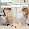 Magnetic Chess Game with Stones- Magnetic Chess Game, Magnetic Game, Magnet Game with String, Magnet Chess Game, Magnetic Rocks Game, Puzzle Strategy Games for Kids and Adults. (String) - Image 2