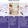 Magnetic Chess Game with Stones- Magnetic Chess Game, Magnetic Game, Magnet Game with String, Magnet Chess Game, Magnetic Rocks Game, Puzzle Strategy Games for Kids and Adults. (String) - Image 4