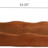 Wood Dough Bowl, Hand Carved Rustic Large Wooden Dough Bowls for Decor Farmhouse Long Decorative Wooden Bowls for Table Centerpiece Coffee Table Home Kitchen Decor(Brown-33.25"- Length) - Image 2