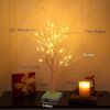 Set of 2 Warm White Birch Tree Light with Battery or USB Powered 24 LED fairy light spirit tree Tabletop twinkling tree Light Decor for Home Party Bedroom Wedding Thanksgiving Christmas Decoration - Image 3