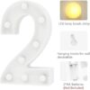 Light Up Numbers For Party 2 Large Light Up Numbers 21st Birthday Decorations for Her 21st Birthday Decorations for Him Party Decorations Wedding Decorations Centerpiece Table Decorations - Image 2