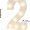Light Up Numbers For Party 2 Large Light Up Numbers 21st Birthday Decorations for Her 21st Birthday Decorations for Him Party Decorations Wedding Decorations Centerpiece Table Decorations - Image 3