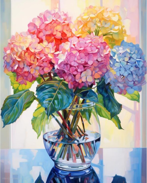 Diamond Painting Kits for Adults-Flowers Diamond Art Kits for Adults,5D Diamond12x16inch