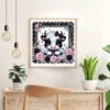 5D Diamond Painting Kit for Adults Beginners,DIY Cow Flower Paint by Diamond Art Kits - Image 4