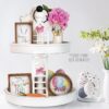 Farmhouse Tiered Tray Decor Set - Beautiful Year Round Seasonal & Holiday Decoration Bundle - Image 4