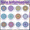 12 Pcs Refrigerator Diamond Painting Magnets Easy Diamond Painting Kits - Image 3