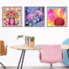 DIY 5D Diamond Art Painting Kits for Adult,14x14inch Gerbera Flower Diamond Art(35cmX35cm) - Image 3