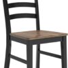 Rustic Armless Dining Chair, Set of 2 - Image 3