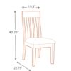 Ralene Rake Back 19" Dining Room Chair 2 Count - Image 3