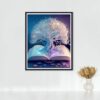 DIY 5D Diamond Painting Kits for Adults Diamond Art White Tree of Life Diamond Painting 15.7x19.7inch - Image 2