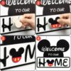 19Pcs Cute Mouse Interchangeable Seasonal Welcome Door - Image 2