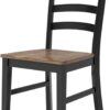 Rustic Armless Dining Chair, Set of 2 - Image 2