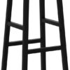 Bar Stools, Set of 2 Round Bar Chairs with Footrest, 24.4 Inch Kitchen Breakfast Bar Stools - Image 2