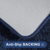 Bath Rugs for Bathroom Extra Thick- Anti-Slip Bath Mats Soft Plush Yarn Shaggy 100% Strong Mirco Polyeste Mat Living Room BedroomNavy,24x36 - Inches) - Image 2